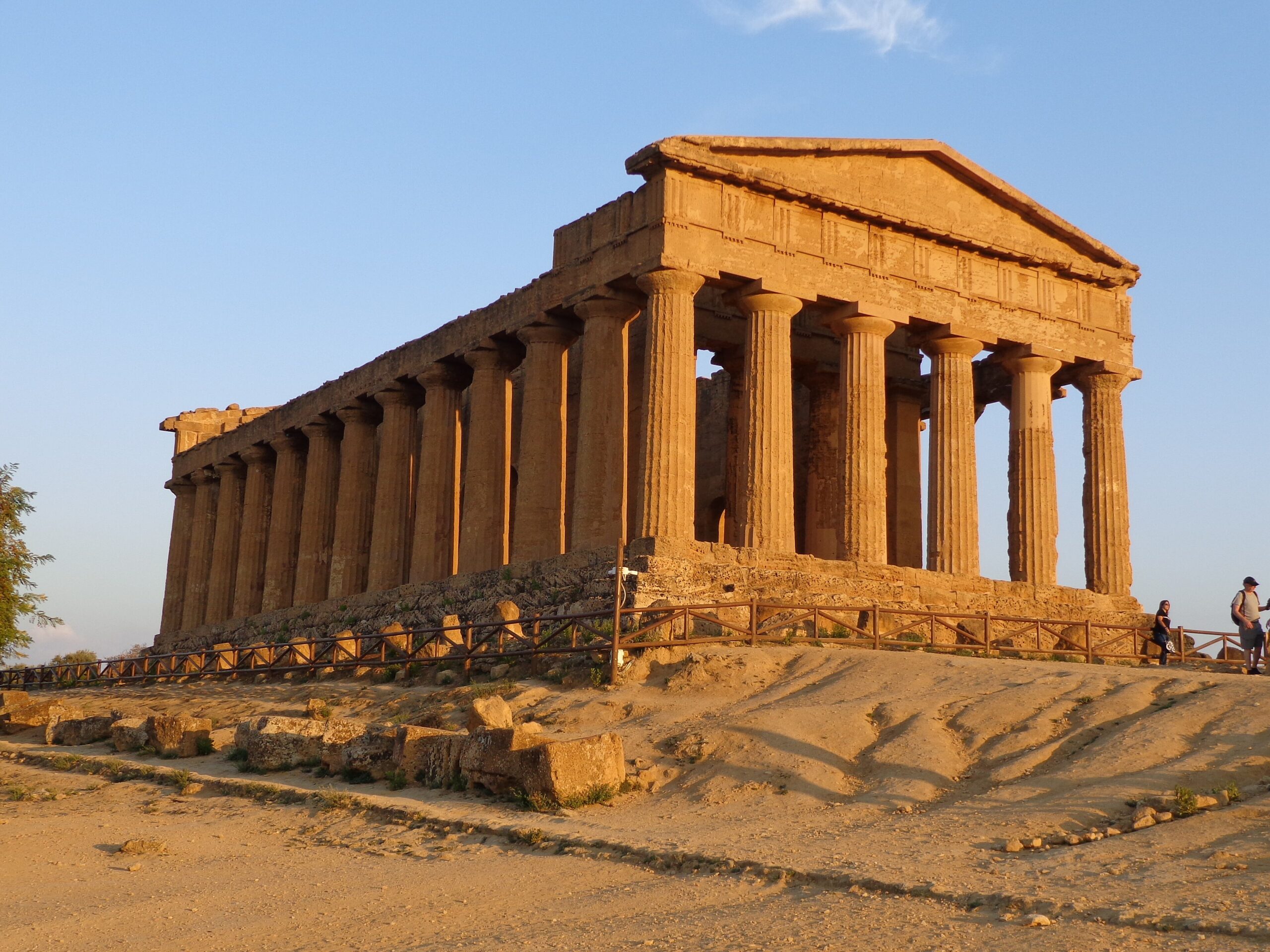 Colonnato dorico del Tempio della Concordia ad Agrigento